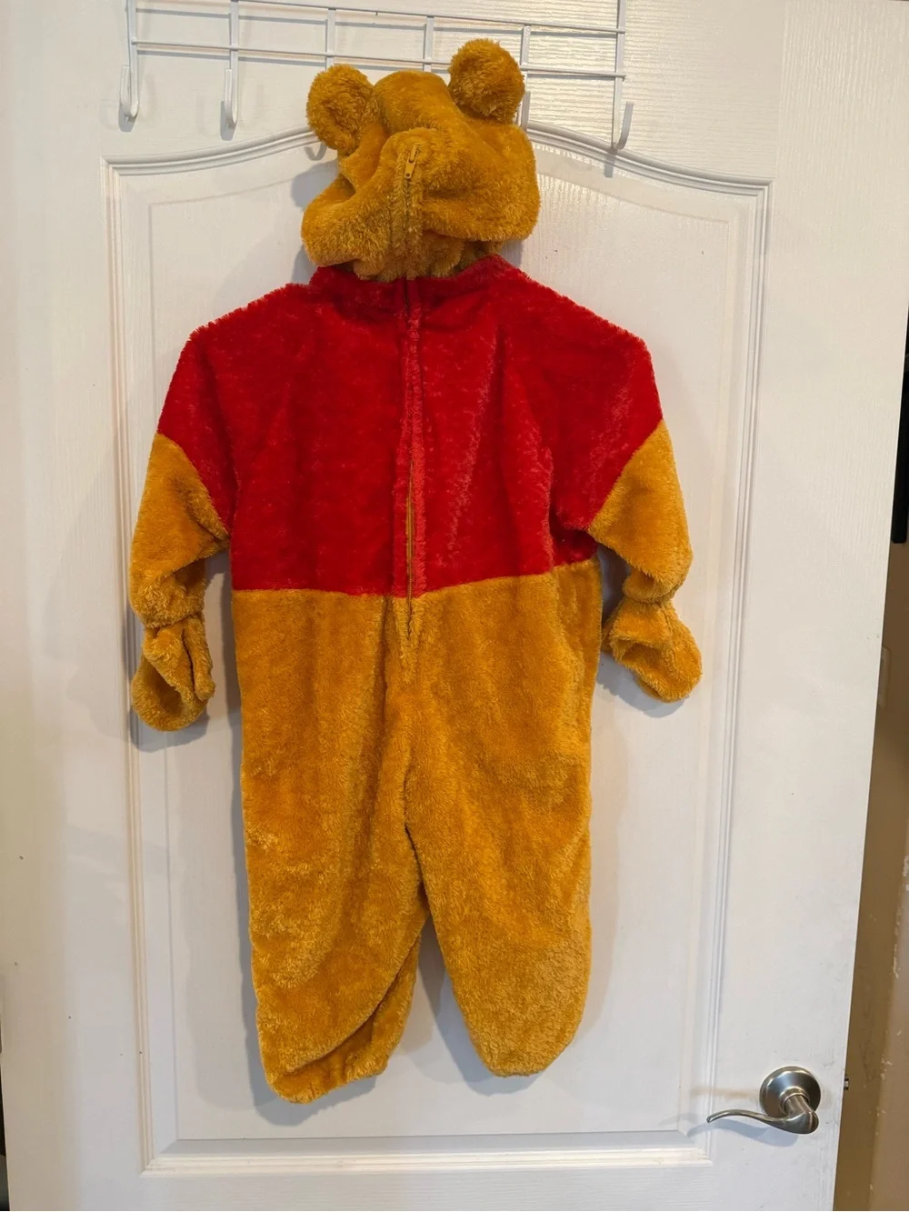 Disney Store vintage Winnie the Pooh Plush one piece jumpsuit Costume Unisex xxs